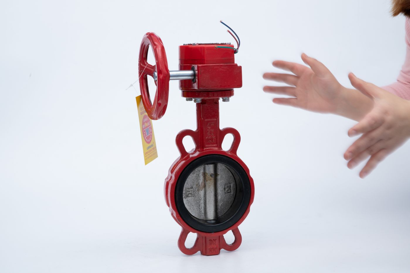 南通沟槽信号对夹蝶阀