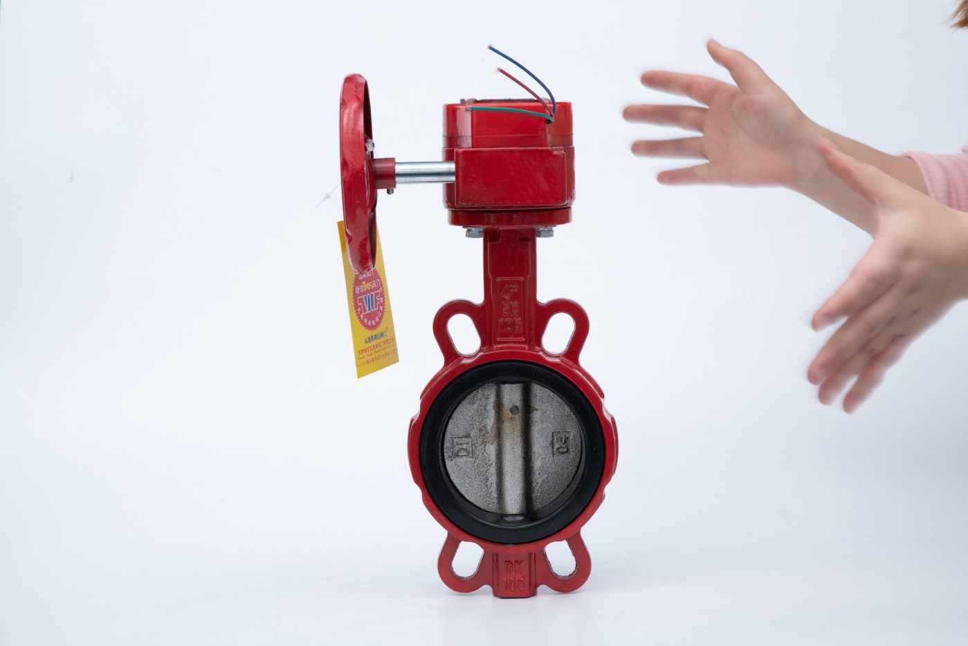 无锡沟槽信号对夹蝶阀