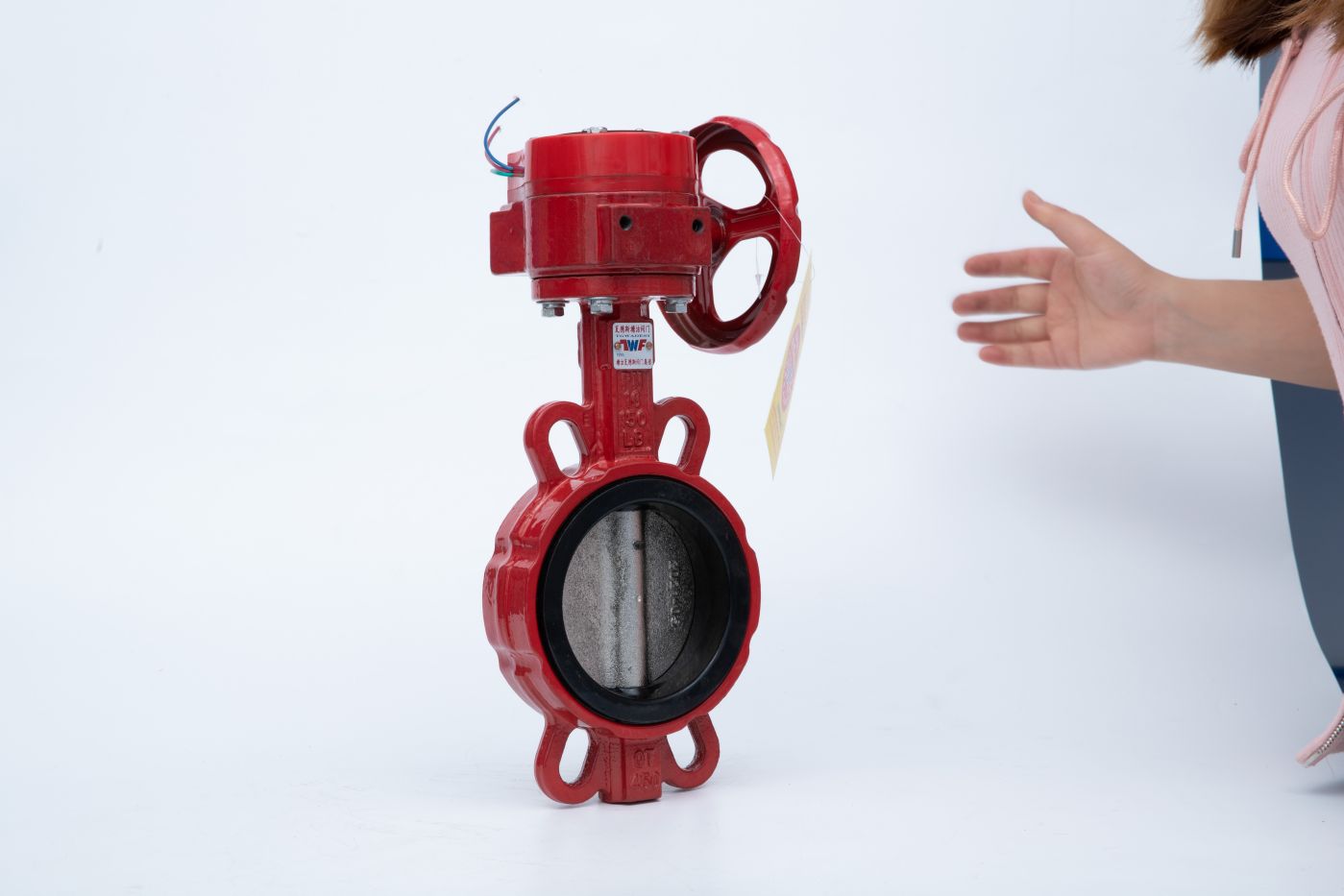 泰州沟槽信号对夹蝶阀