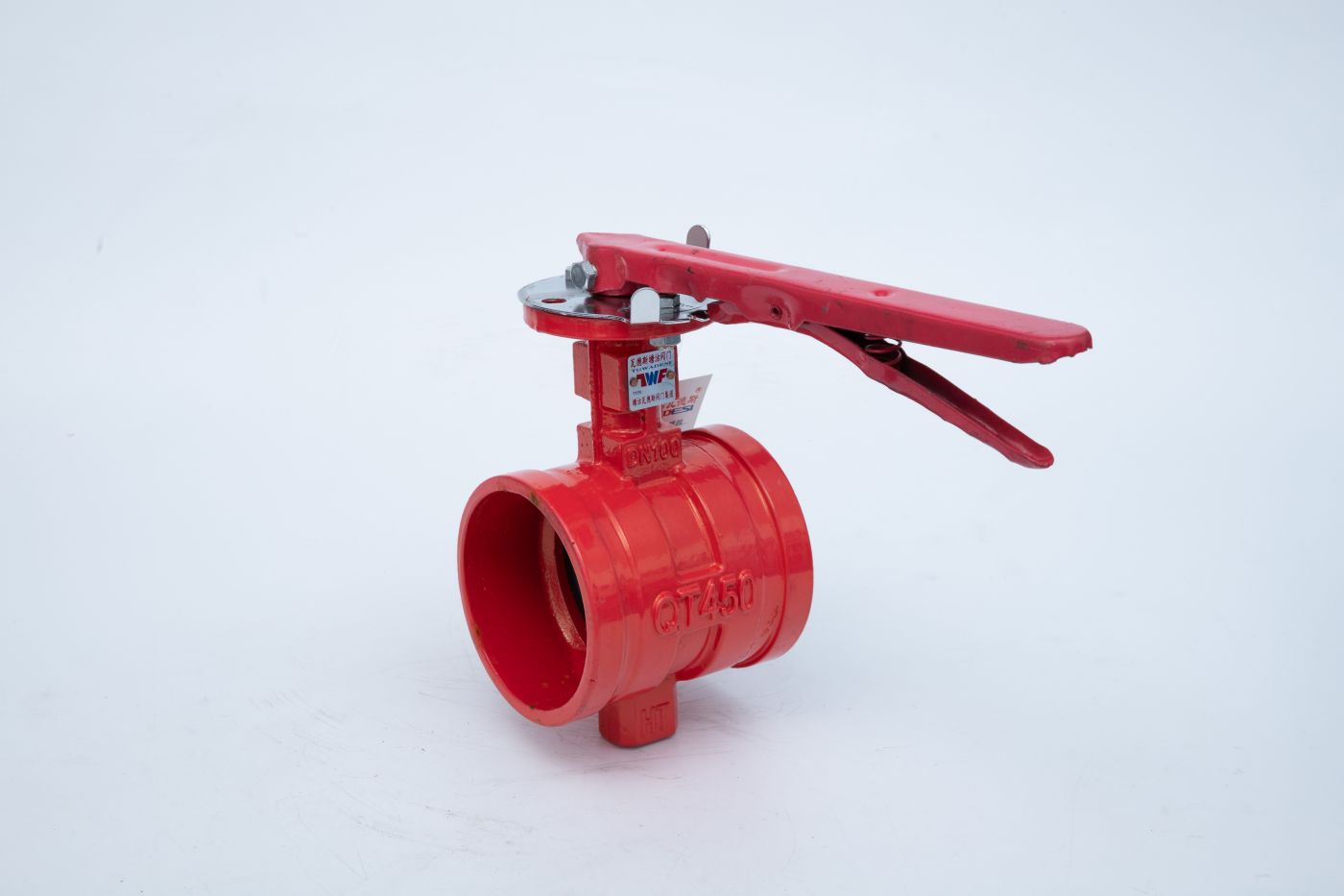 南通手柄沟槽蝶阀