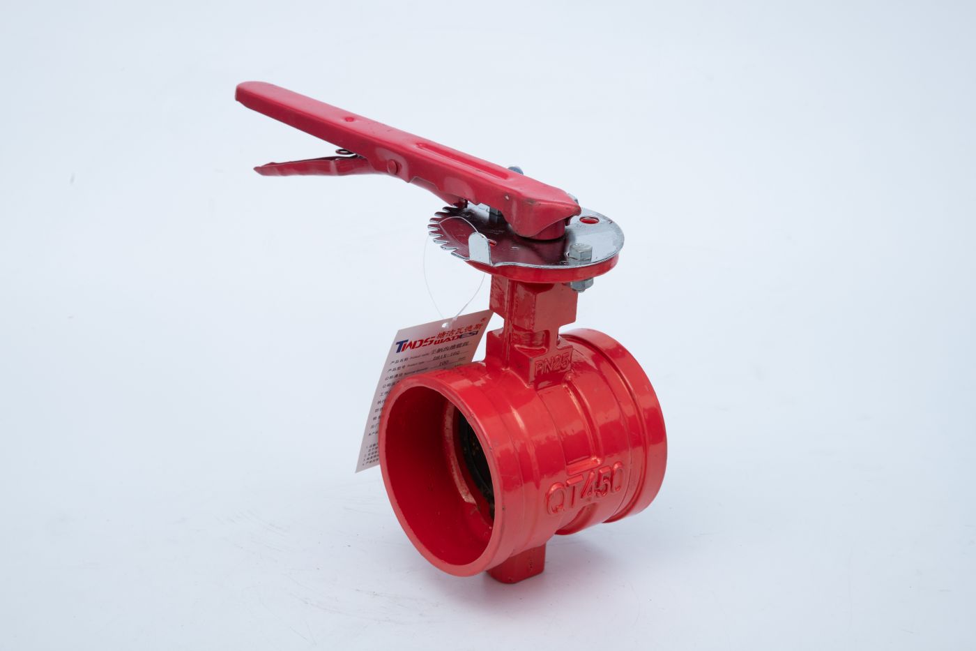 淮安手柄沟槽蝶阀